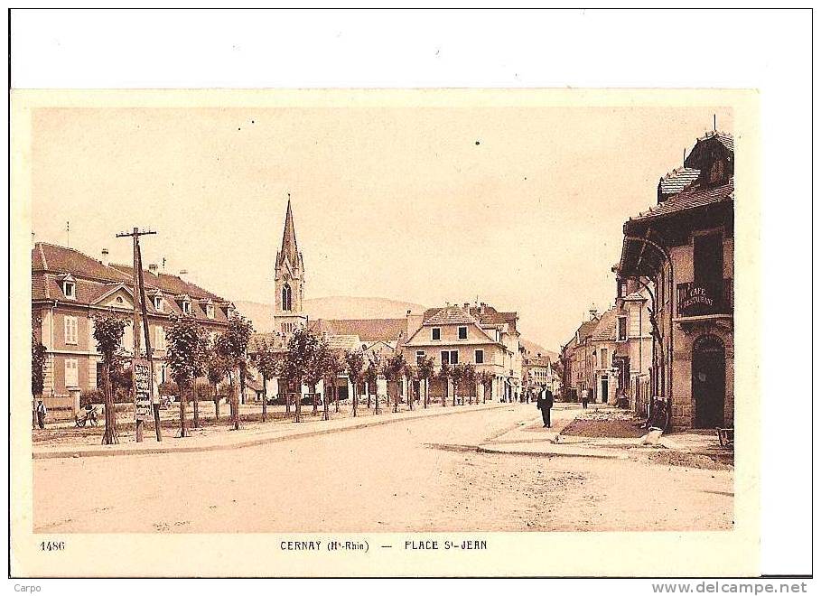 CERNAY. - Place St. Jean. - Cernay