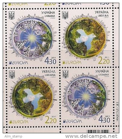 2011 Ukraine  Mi. 1204-5  **MNH  Europa - 2011