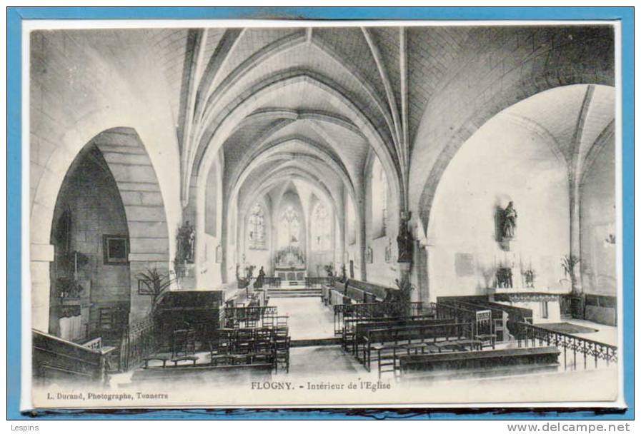 89 - FLOGNY -- Intérieur De L'Eglise - Flogny La Chapelle