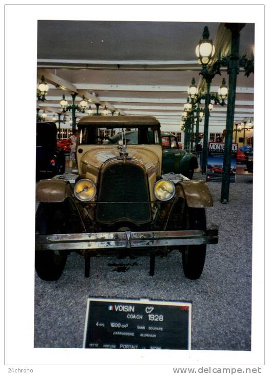 Photographie Originale: Mulhouse, Musee De L´ Automobile, Voisin C7 Coach 1928 (12-1737) - Automobili