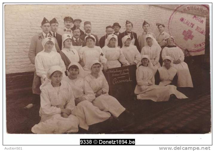 09338g AMBULANCE Privée Pour SOLDATS BELGES "DOCTEUR COCHAUX" - Carte Photo - Santé