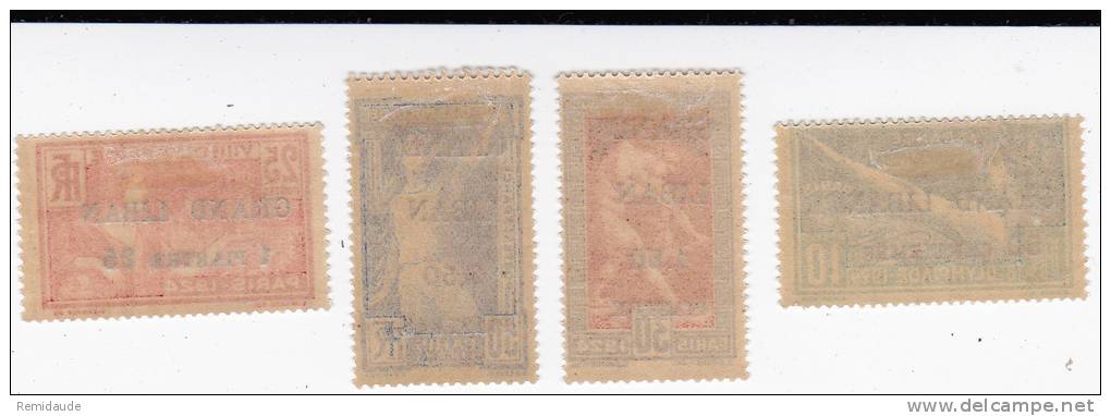 GRAND LIBAN - 1924 - YVERT N° 18/21 * - COTE = 180 EUR. - JEUX OLYMPIQUES - Neufs