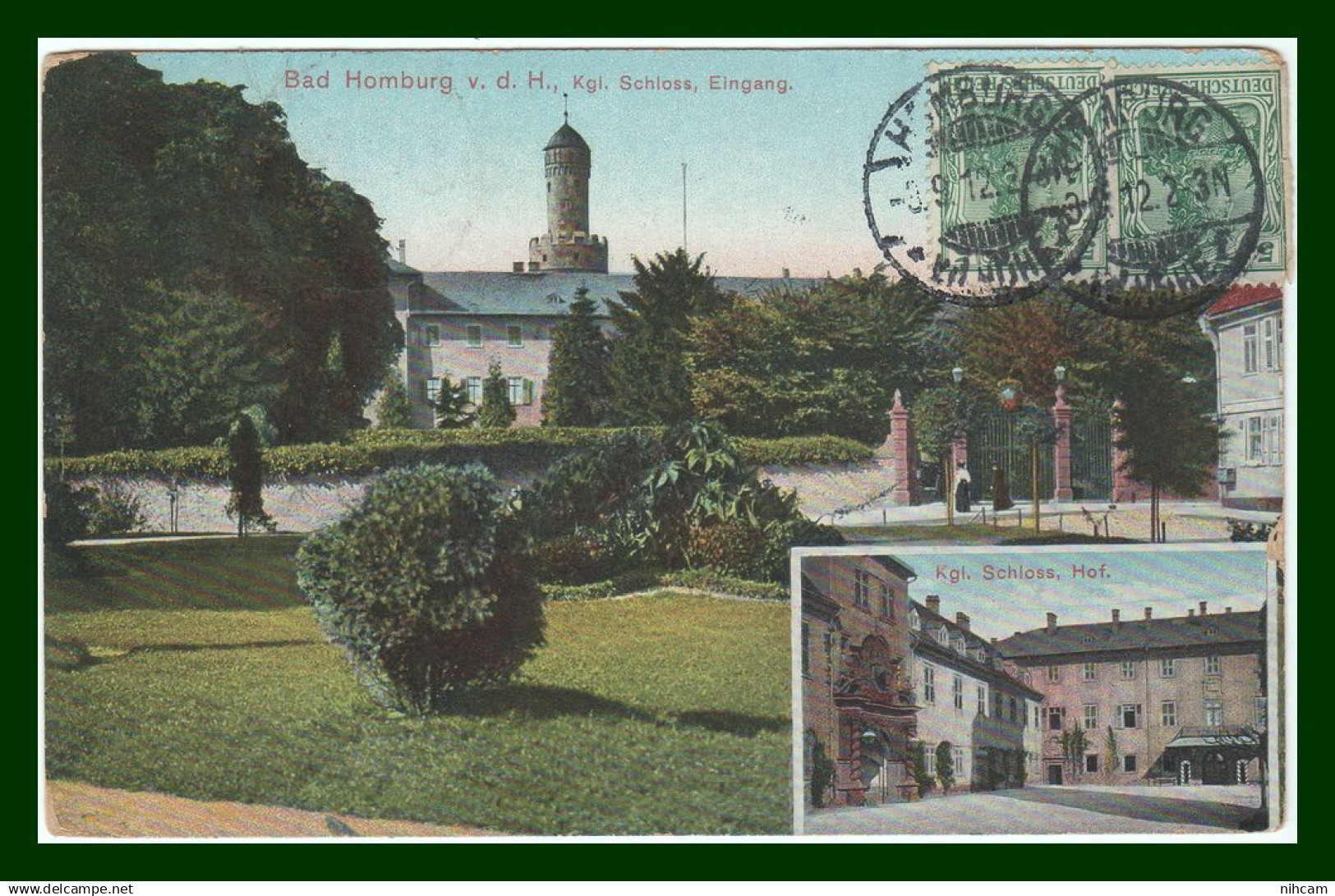 ALLEMAGNE -  BAD HOMBURG , Schloss. ( Voy 1912 Pour La Monaco ,   état Voir ! ) - Homberg