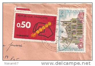 S277 - EXPRES FORT DE FRANCE BALATA Martinique - 1973 - Tarif 4,00 Francs - - 1961-....