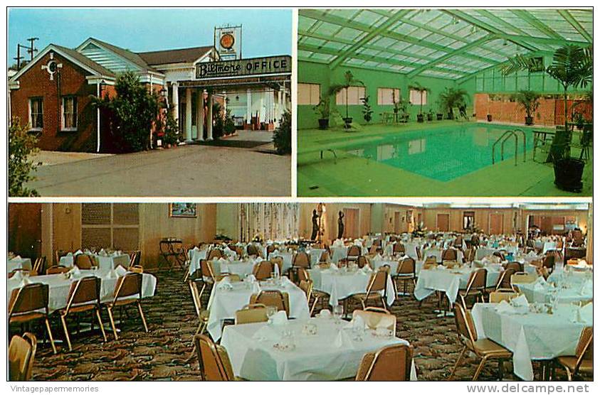 180063-Tennessee, Nashville, Biltmore Hotel Court, Swimming Pool, Dexter Press No 36000-B - Nashville