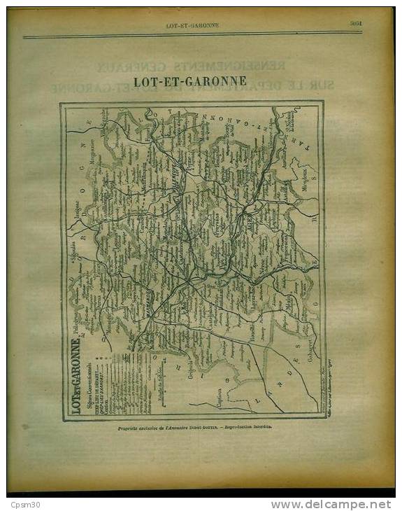 ANNUAIRE - 47 - Département Lot Et Garonne - Année 1930 - édition Didot-Bottin - 36 Pages - Annuaires Téléphoniques