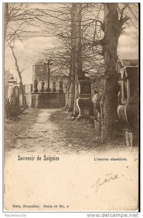 Soignies Cimetiere ( Nels Serie 8 Num 6 - Soignies