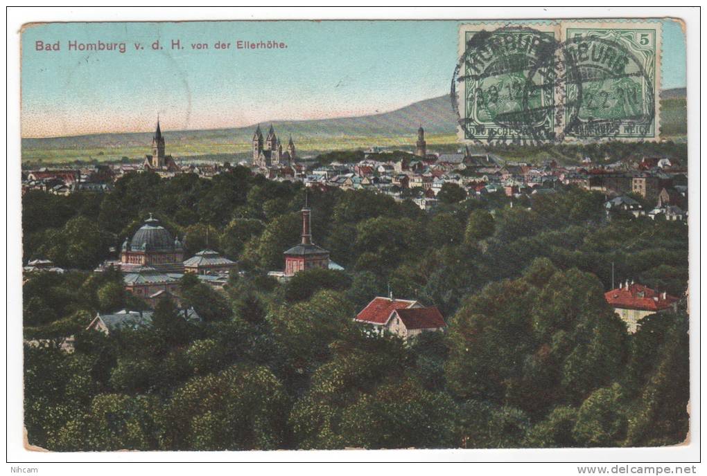 ALLEMAGNE - BAD HOMBURG ( Voy 1912 Pour La Monaco ,  état Voir ! ) - Bad Homburg