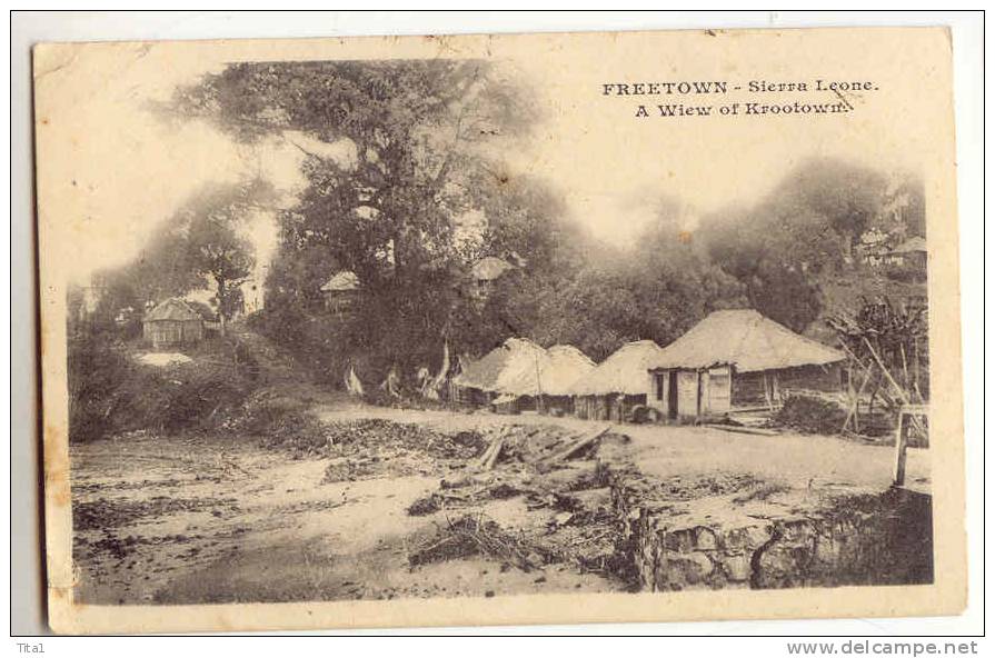 D6925 - Freetown - A View Of Krootown - Sierra Leone