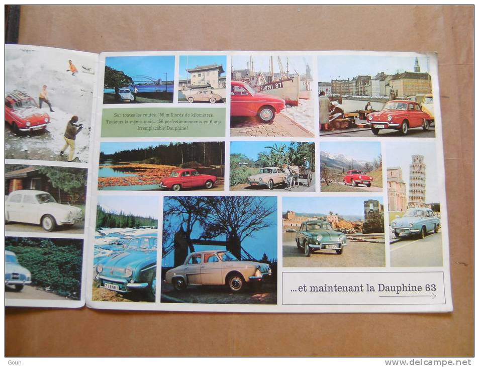 Pub Après La 2.500.00 ème Renault Dauphine 63 Produite Avec Données Techniques Et Photos 12 Pages - Autres & Non Classés