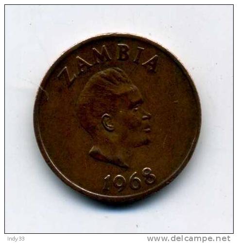 - ZAMBIE . 2 N. 1968  . - Zambia