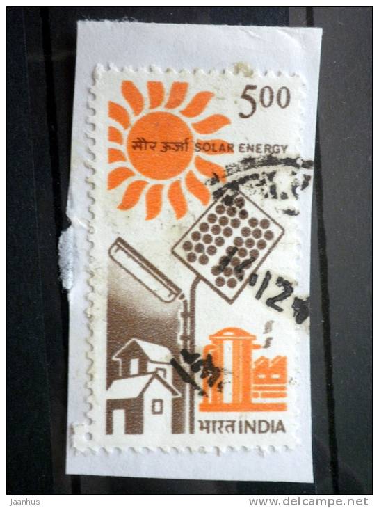 India - 1988 - Mi.nr.1137 - Used - Science And Technology - Solar Energy - Definitives - On Paper - Gebruikt