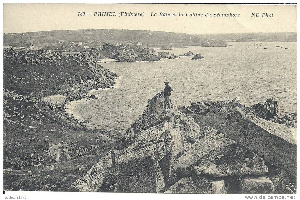 BRETAGNE - 29 - FINISTERE - TREGASTEL-PRIMEL - La Baie Et La Colline Du Sémaphore - Primel