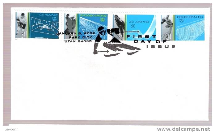 FDC Winter Olympics  Scott # 3552-3555 - 2001-2010