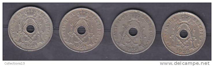 BELGIQUE - 25 Cts - 1921(2) - 1923 - 1928 - 25 Centimes