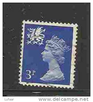 AÑO 1971 R. UNIDO Nº631 YVERT USADO GALES 64 - Wales