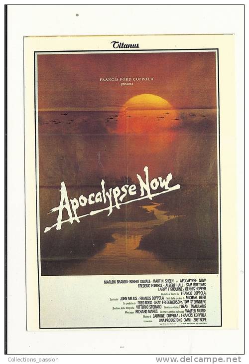 Cp, Affiche Sur Carte, "Apocalypse Now" - Affiches Sur Carte