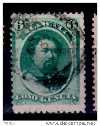 Hawaii 1871 6 Cent King Kamehameha Issue #33 - Hawaii