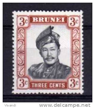 Brunei - 1970 - 3 Cents Definitive (Glazed Paper) - MNH - Brunei (...-1984)