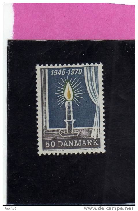 DANEMARK DANMARK DENMARK DANIMARCA  1970 ANNIVERSARY TERMINATION GERMAN OCCUPATION MNH - Unused Stamps