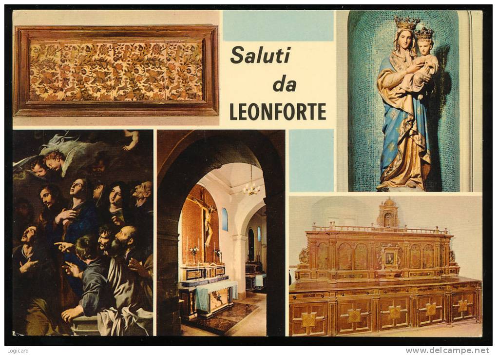 LEONFORTE (EN) SALUTI PP. CAPPUCCINI VARI INTERNI - Enna