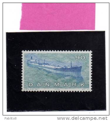 DANEMARK DANMARK DENMARK DANIMARCA 1970 SHIPS DANISH SHIPPING TANKER SHIP 90o MNH - Unused Stamps
