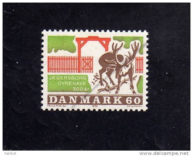 DANEMARK DANMARK DENMARK DANIMARCA 1970 Tercentenary Of JAEGERSBORG DEER PARK PARCO DEI CERVI 60o MH - Nuevos