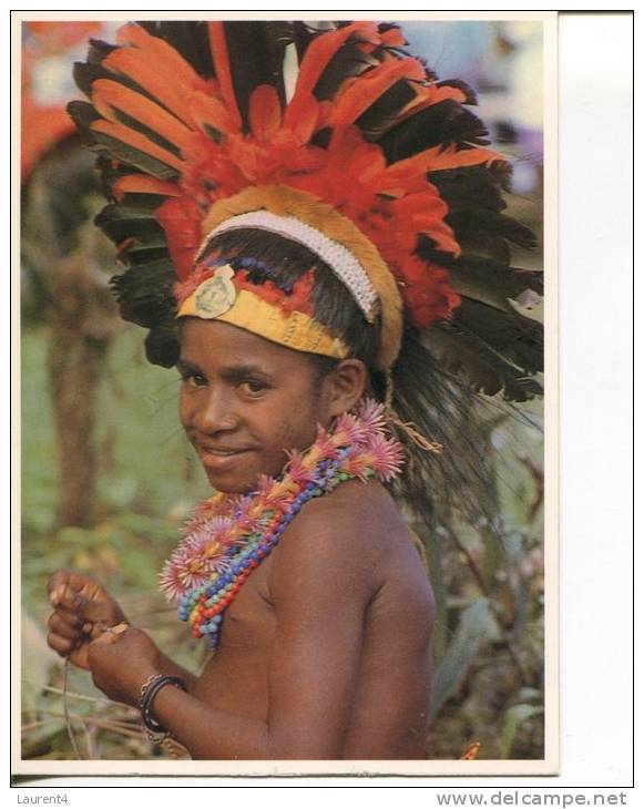 (699) Papua New Guinea - Papaousie Nouvelle Guinée - Goroka Show, Highland Man - Papua New Guinea