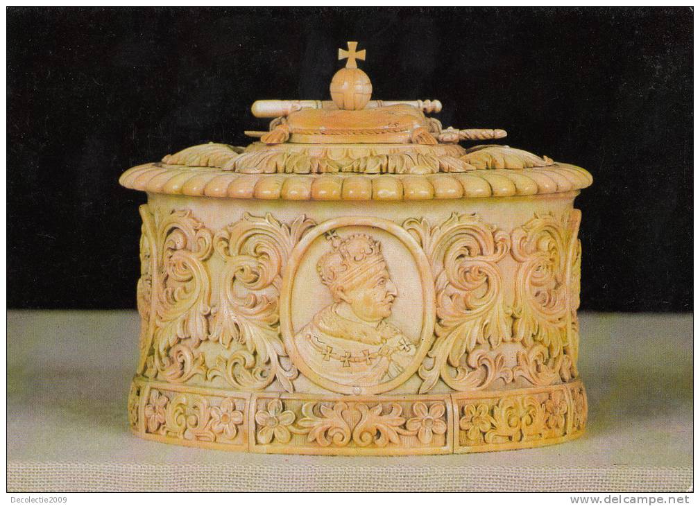 B69740 Art Reproduction Box Of Jan Sobieski Ivory Zagreb Not Used Perfect Shape Back Scan At Request - Objets D'art
