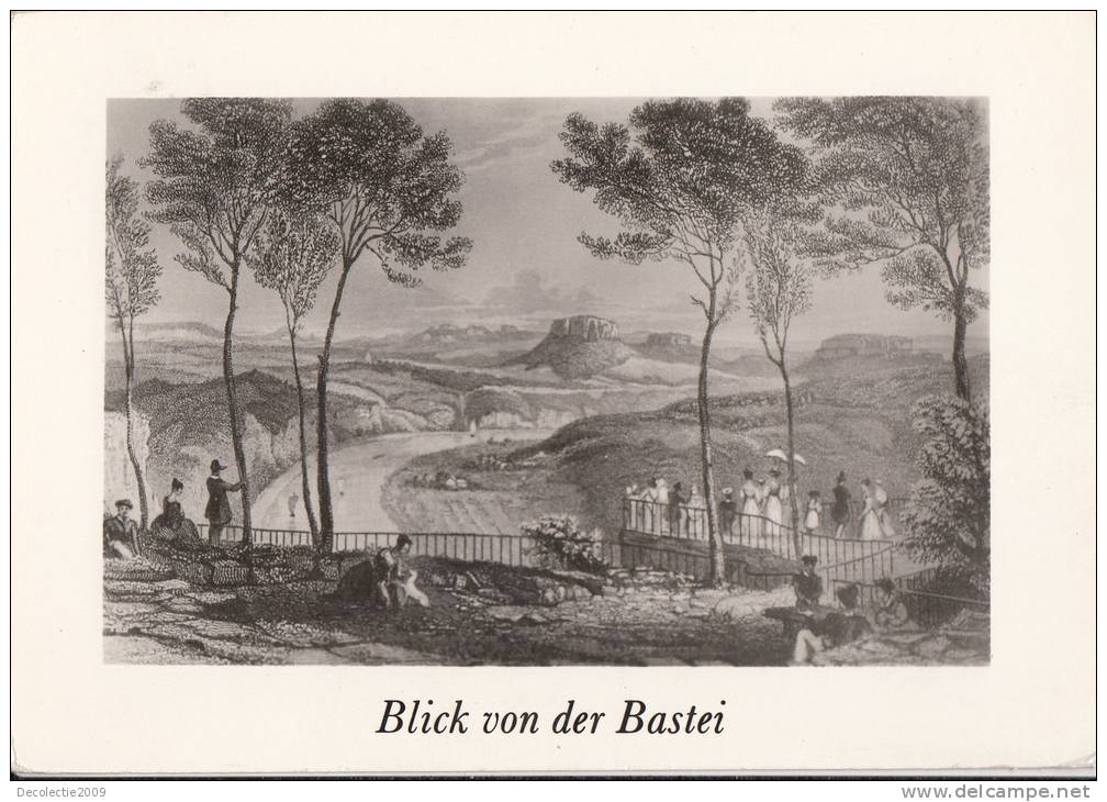 B69747 Germany Bastei Art Reproduction Not Used Perfect Shape Back Scan At Request - Rathen