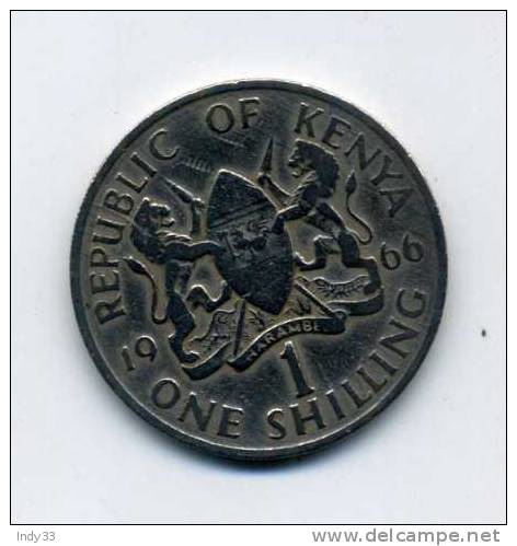 - KENYA . 1 SH. 1966  . - Kenya