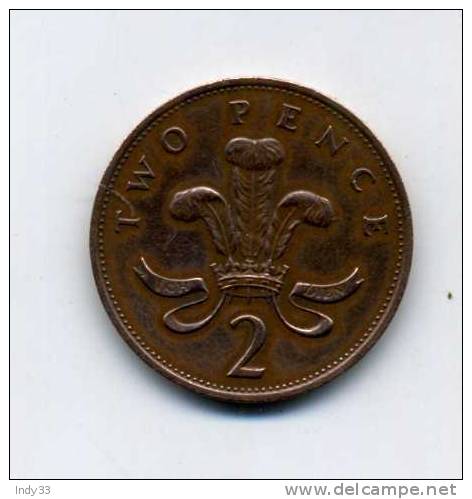 - GRANDE BRETAGNE . 2 P. 1988 .. - 2 Pence & 2 New Pence