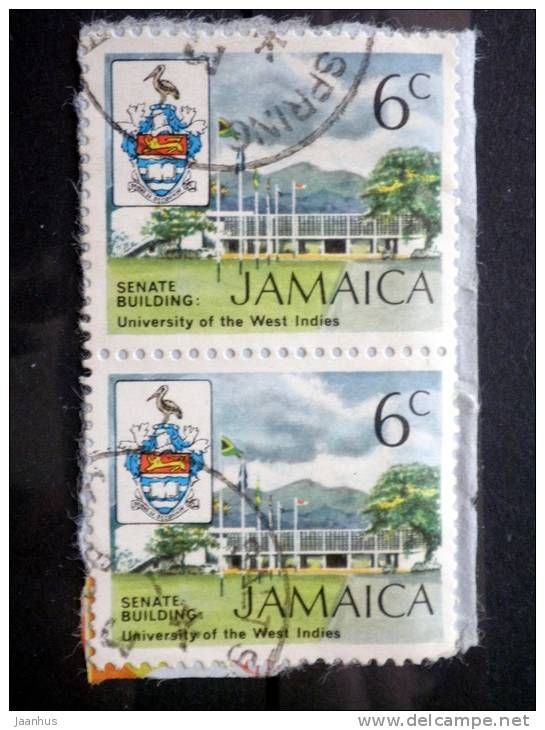 Jamaica - 1972 - Mi.Nr.350 - Used - Country's Motives - University Of West Indies - Definitives - On Paper - Jamaica (1962-...)