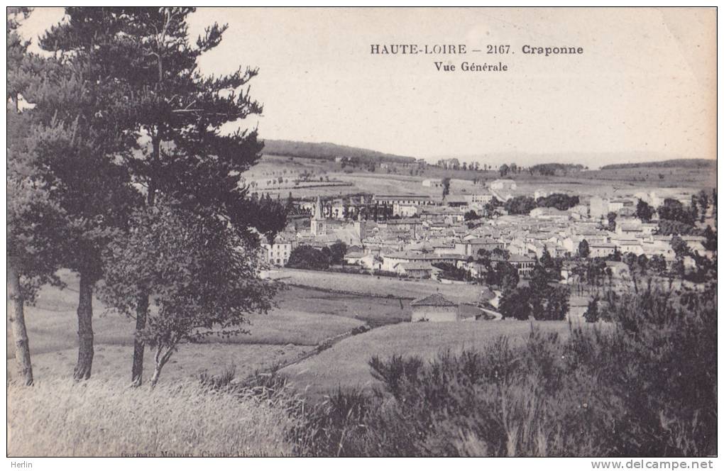 43 - CRAPONNE-SUR-ARZON - Vue Générale - Craponne Sur Arzon