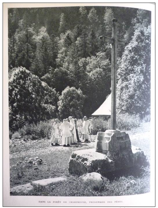 La Route Napoléon , Alpes , Dans La Forét De Chartreuse , Promenade Des Péres , Héliogravure 1955 - Documents Historiques