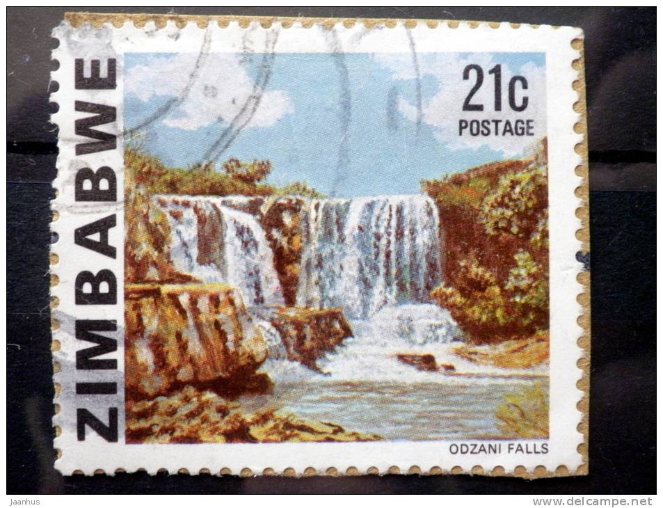 Zimbabwe - 1980 - Mi.Nr.237 - Used - Waterfalls - Odzani Falls - Definitives - On Paper - Zimbabwe (1980-...)