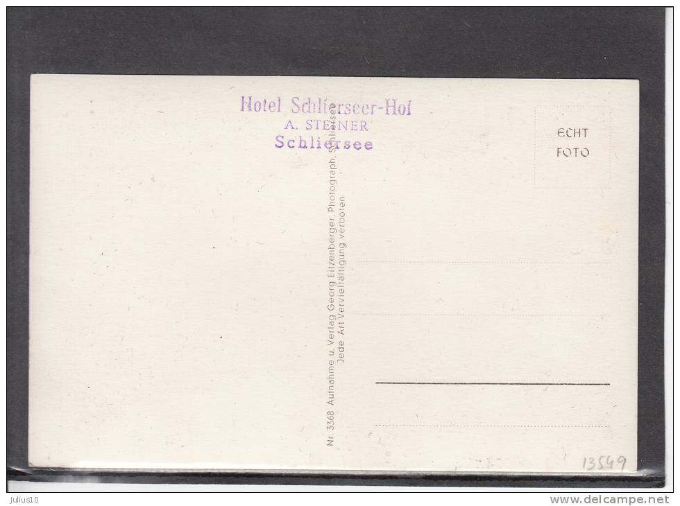 GERMANY Schliersee Mit Brochersplitz Mint Postcard #13549 - Schliersee