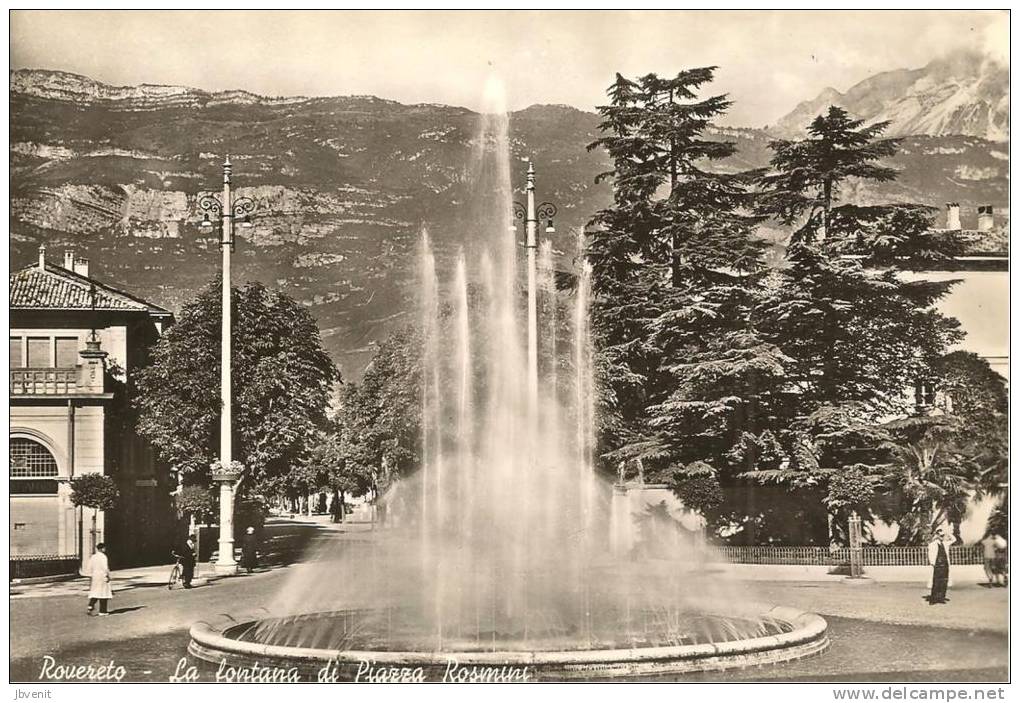 TRENTINO - ROVERETO (Trento)  -  La Fontana Di Piazza Rosmini - Trento