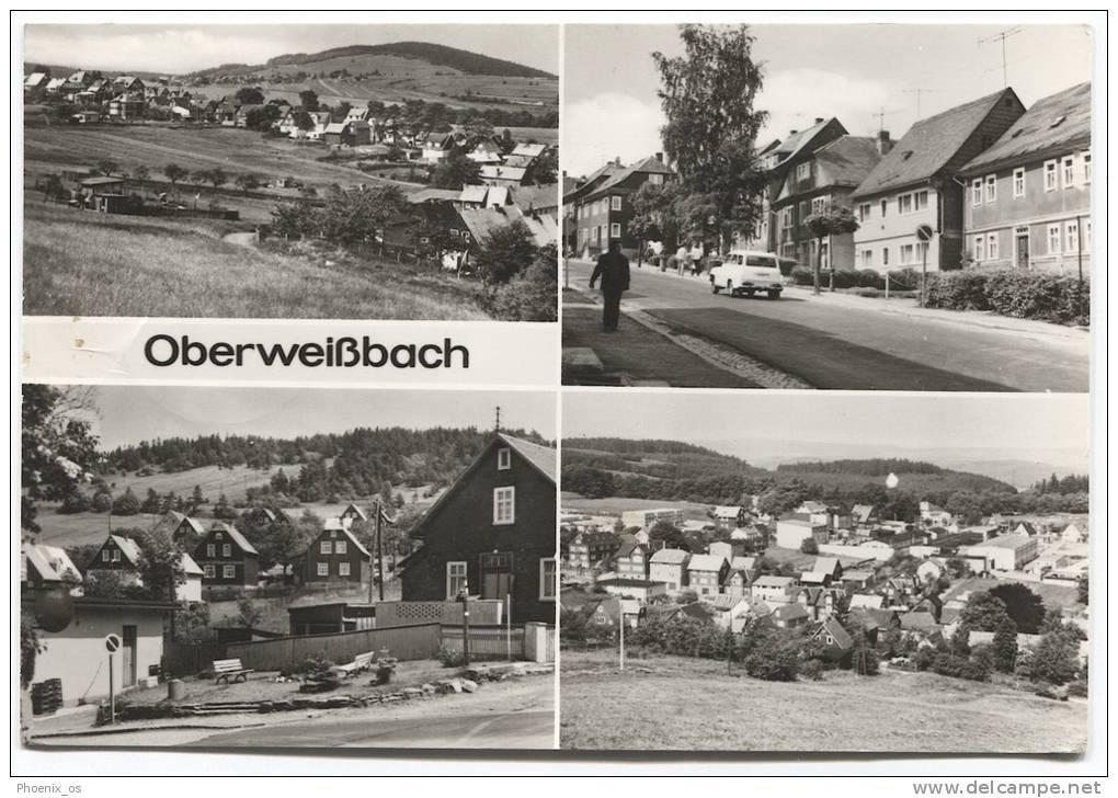 GERMANY - OBERWEISSBACH, Mosaic Postcard - Oberweissbach