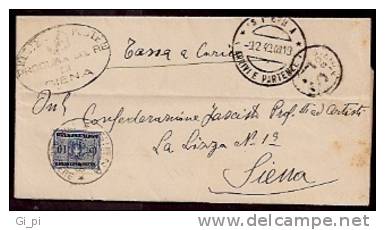 F3928  - TASSATA REGNO - Storia Postale