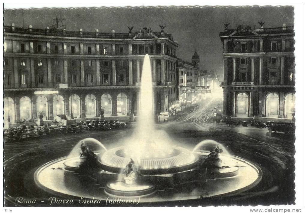 ROMA - Piazza Esedra - Orte & Plätze