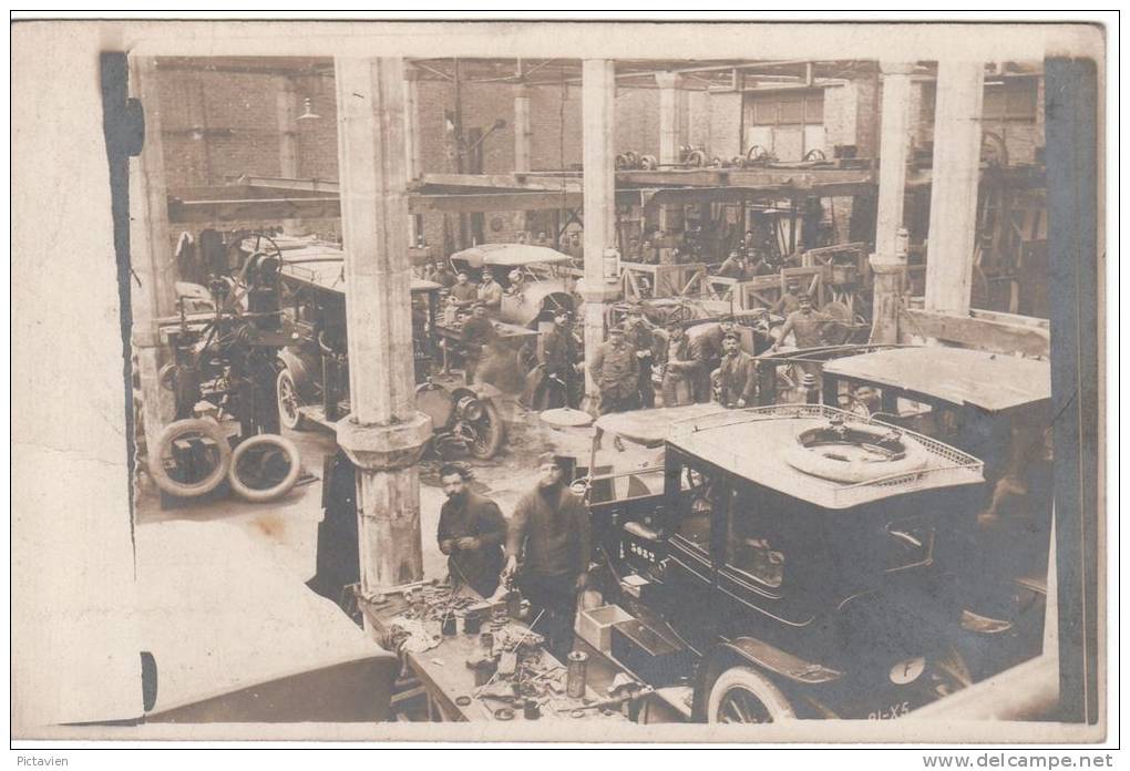 Carte Photo - Atelier De Réparation Automobile - Autres & Non Classés