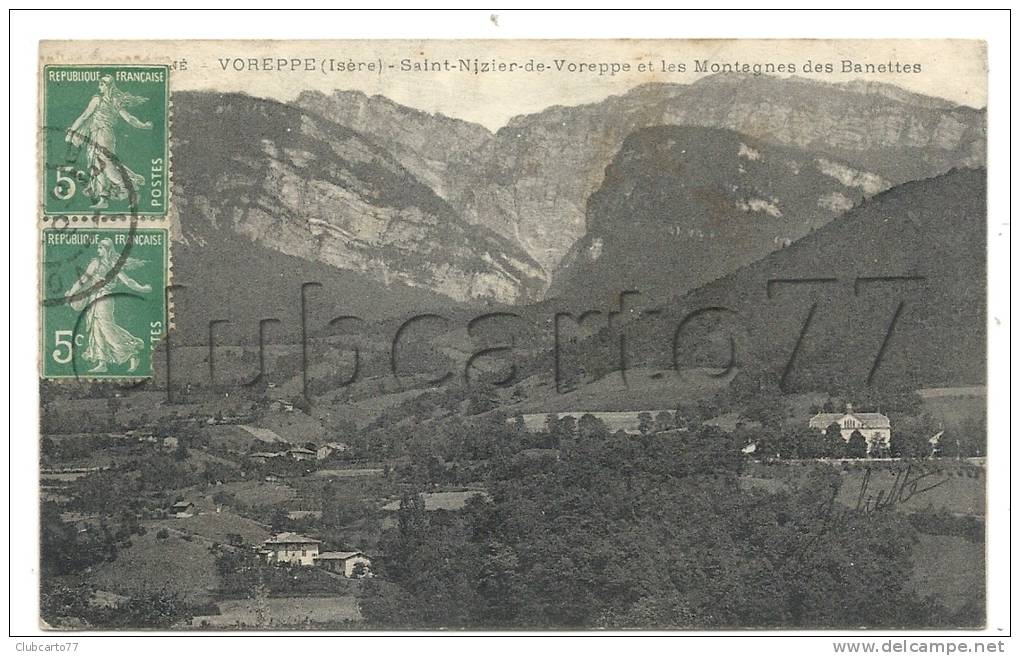 Voreppe (38) : Vue Sur Les Habitatiions De Saint-Nizier-de-Voreppe En 1916 . - Voreppe