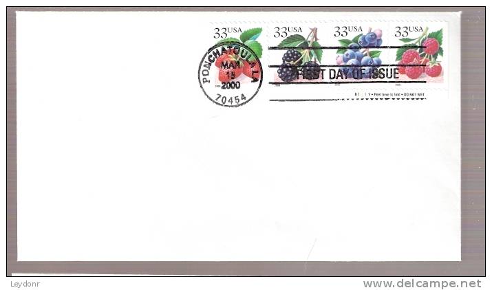 FDC Berries 4 Different - 1991-2000