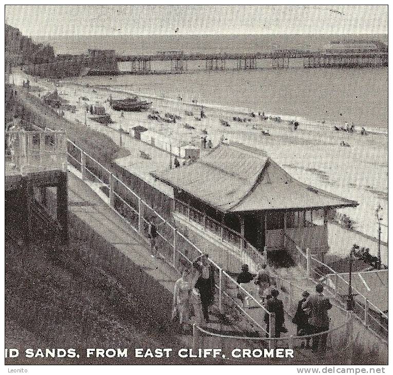 CROMER Pier And Sands From East Cliff Norfolk 1957 - Sonstige & Ohne Zuordnung