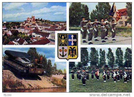 BREISACH Am RHEIN 10° Regiment Du Genie, Militaires, Blason, Tank - Breisach