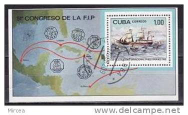 Cuba 1982 -  Bloc Yv. No. BF 71 Oblitere - Blocks & Sheetlets