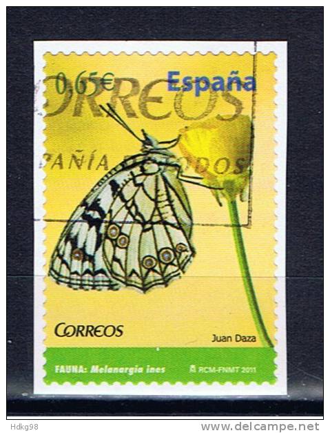 E Spanien 2011 Mi 4574 Schmetterling - Oblitérés