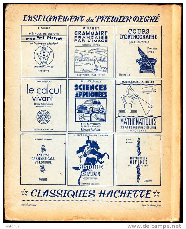 Cours Gallouédec / Maurette / Martin - GÉOGRAPHIE - Brevet élémentaire - Hachette -  ( 1928 ) . - 12-18 Years Old