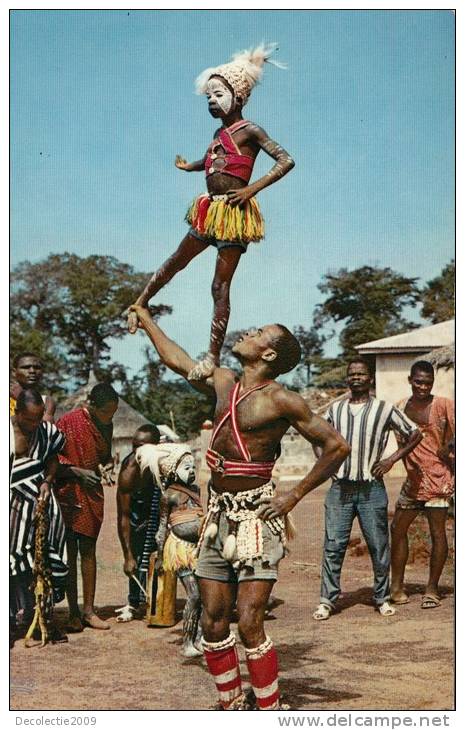 B70535 Danse Costumes Africa Acrobatic Dancers Not Used Perfect Shape 2 Scans - Danse